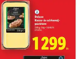 Lidl Deluxe Kacsa- és csirkemáj-pástétom ajánlat