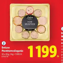 Lidl Deluxe Pástétomválogatás ajánlat
