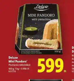 Lidl Deluxe Mini Pandoro ajánlat