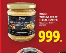 Lidl Deluxe Vargánya gomba- és padlizsánkrém ajánlat