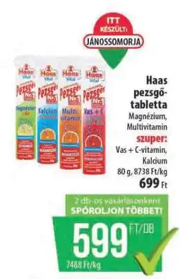 Coop Haas pezsgőtabletta ajánlat