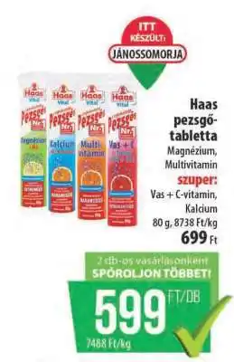 Coop Haas pezsgőtabletta ajánlat