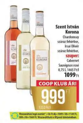 Coop Szent István Korona ajánlat