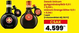 Interspar Zwack Unicum gyógynövénylikőr ajánlat