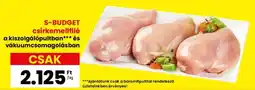 Interspar S-BUDGET csirkemellfilé ajánlat