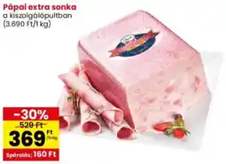 Interspar Pápai extra sonka ajánlat
