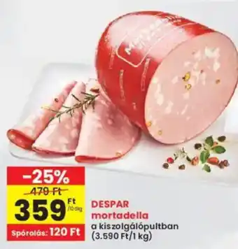 Interspar DESPAR mortadella ajánlat