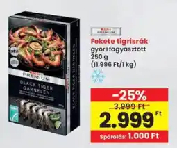 Interspar Fekete tigrisrák ajánlat