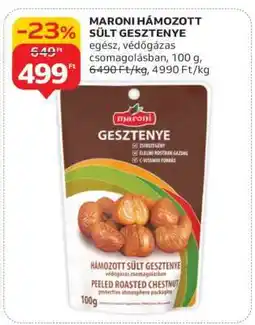 Auchan Maroni Hámozott sült gesztenye ajánlat