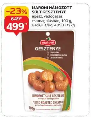 Auchan Maroni Hámozott sült gesztenye ajánlat