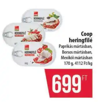 Coop Coop heringfilé ajánlat