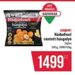 Coop Nádudvari rántott húsgolyó ajánlat