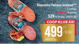 Coop FINONIMO TORRERO SZALÁMI ajánlat