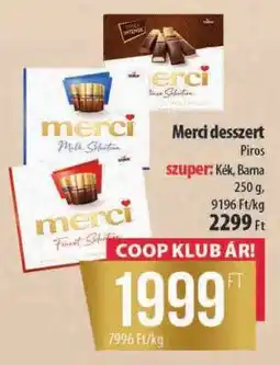 Coop Merci Desszert ajánlat