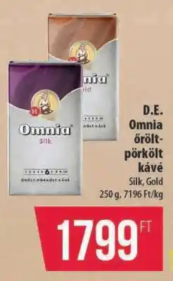 Coop D.E. Omnia őrölt-pörkölt kávé ajánlat