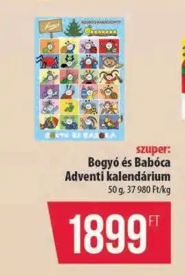 Coop Bogyó és Babóca Adventi kalendárium ajánlat