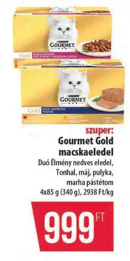 Coop Gourmet Gold macskaeledel ajánlat