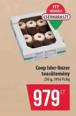 Coop Coop Isler-linzer teasütemény ajánlat