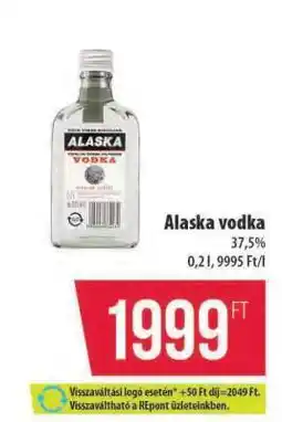 Coop Alaska vodka ajánlat