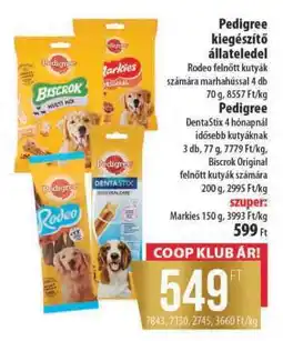 Coop Pedigree kiegészítő állateledel ajánlat