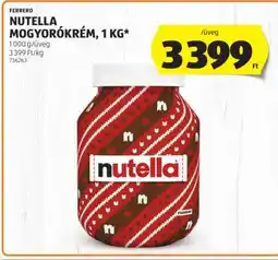 ALDI Nutella Mogyorókrém, 1 kg ajánlat