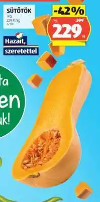 ALDI Sütőtök ajánlat