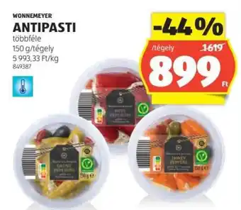 ALDI Wonnemeyer Antipasti ajánlat