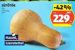 ALDI Sütőtök ajánlat