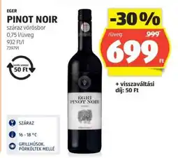 ALDI Eger Pinot Noir ajánlat