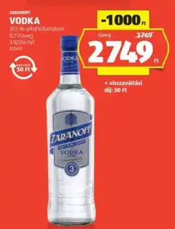 ALDI Zaranoff Vodka ajánlat