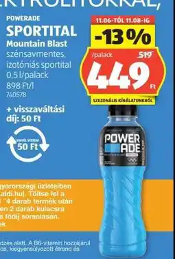 ALDI POWERADE SPORTITAL Mountain Blast ajánlat
