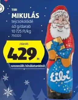 ALDI Tibi Mikulás tejcsokoládé ajánlat