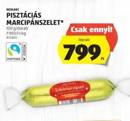 ALDI MONARC PISZTÁCIÁS MARCIPÁNSZELET ajánlat