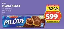 ALDI GYŐRI Pilóta keksz ajánlat