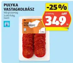 ALDI Pulyka vastagkolbász ajánlat