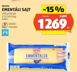 ALDI Milsani Ementáli Sajt ajánlat