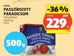 ALDI Cucina Passzírozott Paradicsom ajánlat