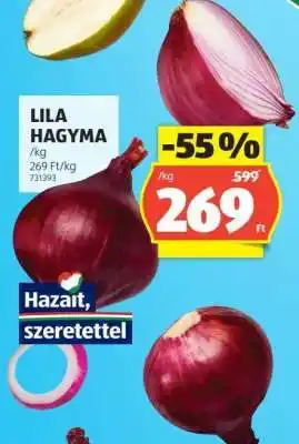 ALDI Lila hagyma ajánlat
