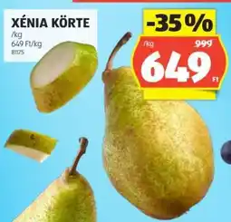 ALDI Xénia Körte ajánlat