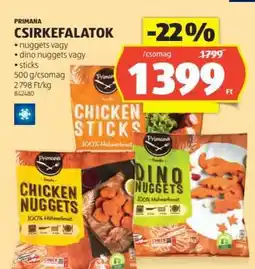 ALDI Primana Csirkefalatok ajánlat