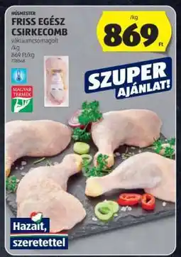 ALDI Friss egész csirkecomb ajánlat