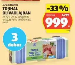 ALDI ALMARE SEAFOOD TONHAL OLÍVAOLAJBAN ajánlat