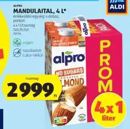 ALDI ALPRO MANDULAITAL, 4 L ajánlat