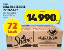 ALDI Sheba Macskaeledel, 72 tasak ajánlat