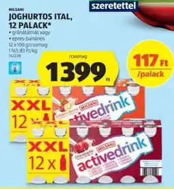 ALDI Milsani Joghurts Ital, 12 Palack ajánlat