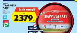 ALDI Milsani Trappista Sajt ajánlat