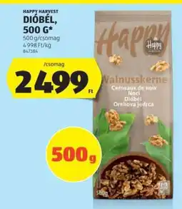 ALDI HAPPY HARVEST DIÓBÉL, 500 G ajánlat