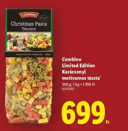 Lidl Combino Limited Edition Karácsonyi motívumos tészta ajánlat
