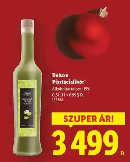 Lidl Deluxe Pisztácialikőr ajánlat