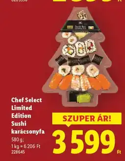 Lidl Chef Select Limited Edition Sushi karácsonyfa ajánlat